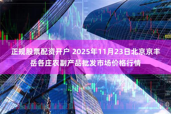 正规股票配资开户 2025年11月23日北京京丰岳各庄农副产品批发市场价格行情